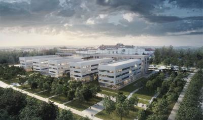 Szpital Unii Lubelskiej - Centrum Medycyny Translacyjnej, sale wykładowe Collegium Pharmaceuticum i zespół poradni Samodzielnego Szpitala Klinicznego